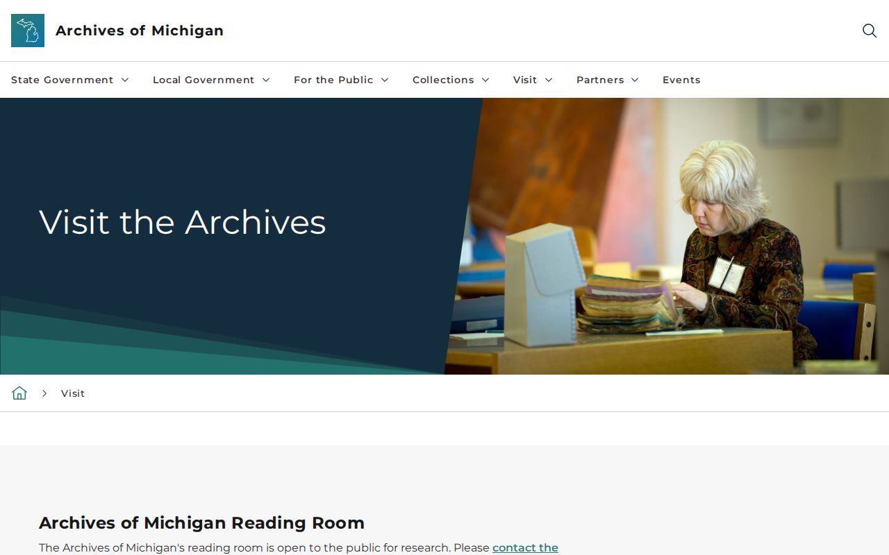 Blackman Township previous residents Archives of Michigan visit information